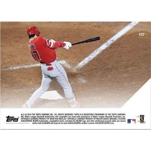 2018 TOPPS NOW #692 大谷翔平 POST TJ RECOMMENDATION ONLY PLAYER W 