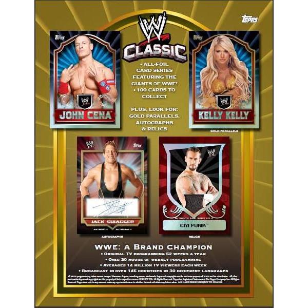 2011 TOPPS WWE CLASSICS トレーディングカード BOX｜niki｜02