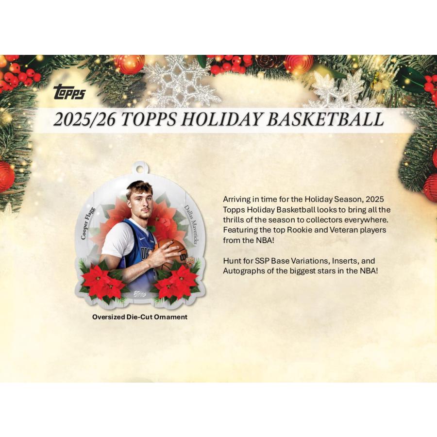 ☆お一人様2点限り☆NBA 2025 -26 TOPPS HOLIDAY MEGA BOX : トレカ 
