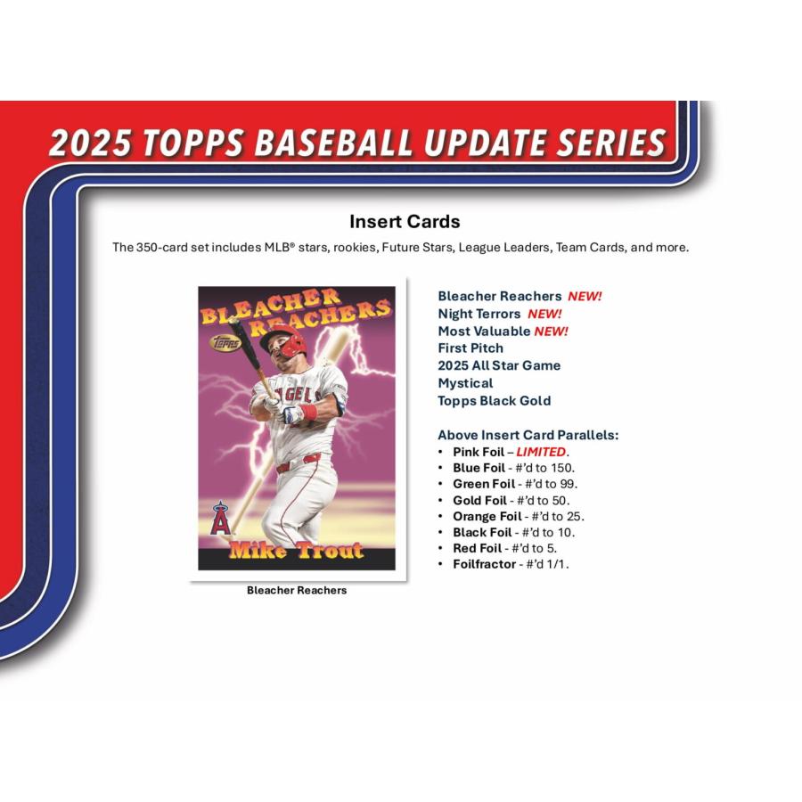 MLB 2025 TOPPS UPDATE SERIES VALUE BOX : トレカショップ二木 - 通販