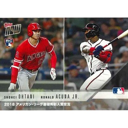 2018 TOPPS NOW KANJI EDITION #AW-3J 大谷翔平/RONALD ACUNA JR. MLB 
