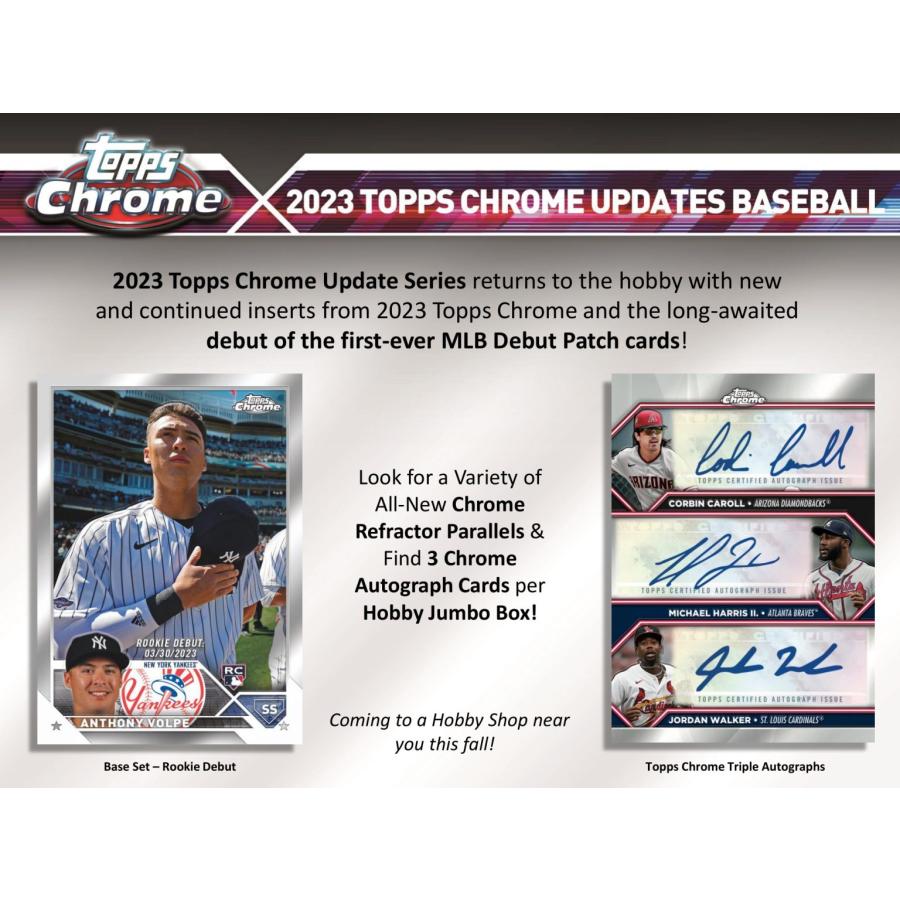 MLB 2023 TOPPS CHROME UPDATES JUMBO BOX｜niki｜02