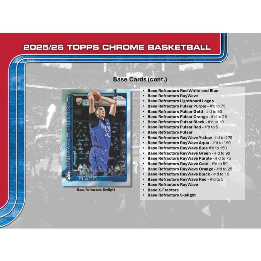 NBA 2025-26 TOPPS CHROME VALUE BOX（送料無料） : トレカショップ二