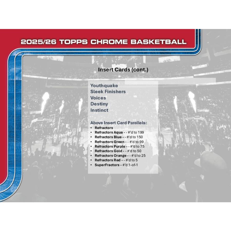 NBA 2025-26 TOPPS CHROME VALUE BOX（送料無料） : トレカショップ二