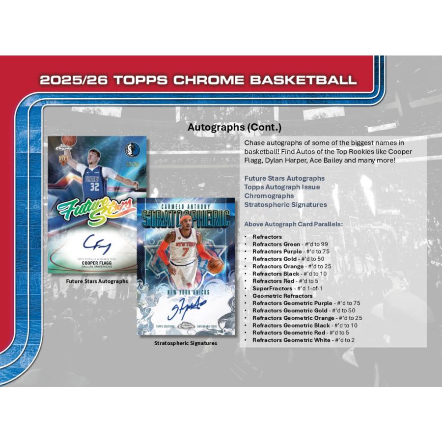 NBA 2025-26 TOPPS CHROME VALUE BOX（送料無料） : トレカショップ二