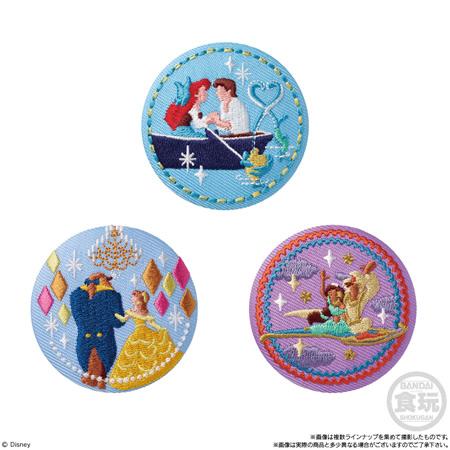 Disney Characters 刺繍缶バッジビスケット （食玩） BOX 2024年8月19 