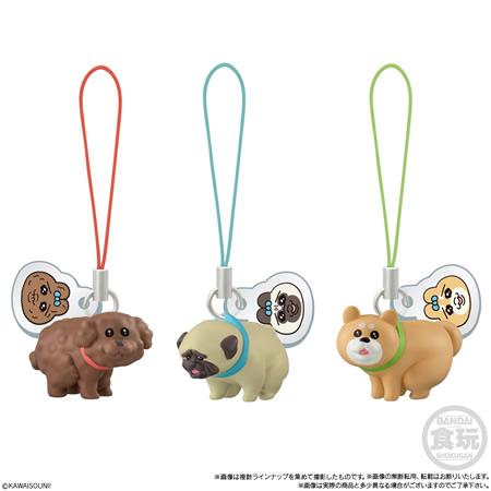 予約）おぱんちゅうさぎとわんころマスコット ビスケットつき （食玩