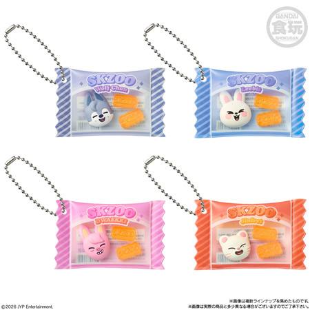 SKZOO グミ　チャーム　コンプリート　4セット　32個stray kids 本日2月9日（月）より「SKZOO グミ＆チャーム」が 全国のお菓子売り場
