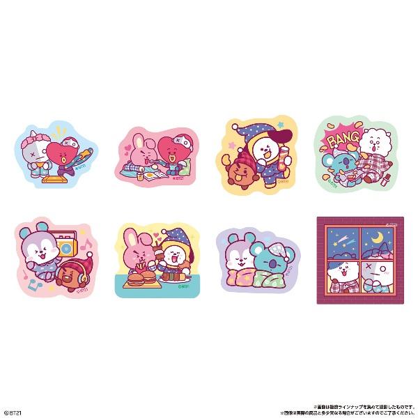 BT21 ダイカットステッカー付きスナック （食玩） BOX 2026年7月20日