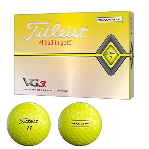 Vg3ボール イエローパール 1ダース ゴルフボール １ダース以上 タイトリスト Titleist 二木ゴルフpaypayモール店 通販 Paypayモール