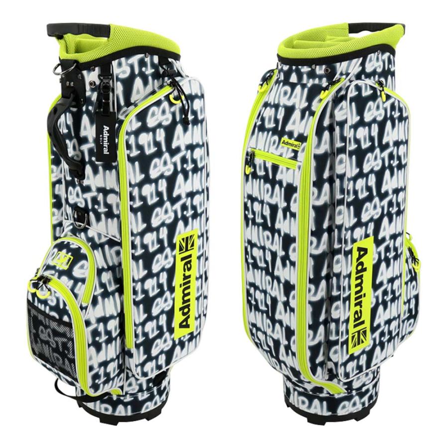Admiral キャディバッグ ADMG3AC8 Admiral Golf（アドミラルゴルフ） カートキャディバッグ ロゴシリーズ