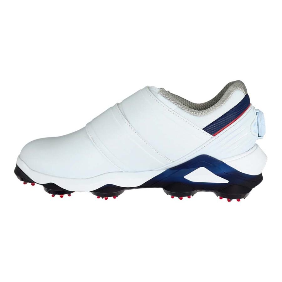 フットジョイ（FOOTJOY） TOUR-ALPHA トリプル Boa ソフトスパイクシューズ 55547 ホワイト/ネイビー/レッド 2024｜nikigolf｜02