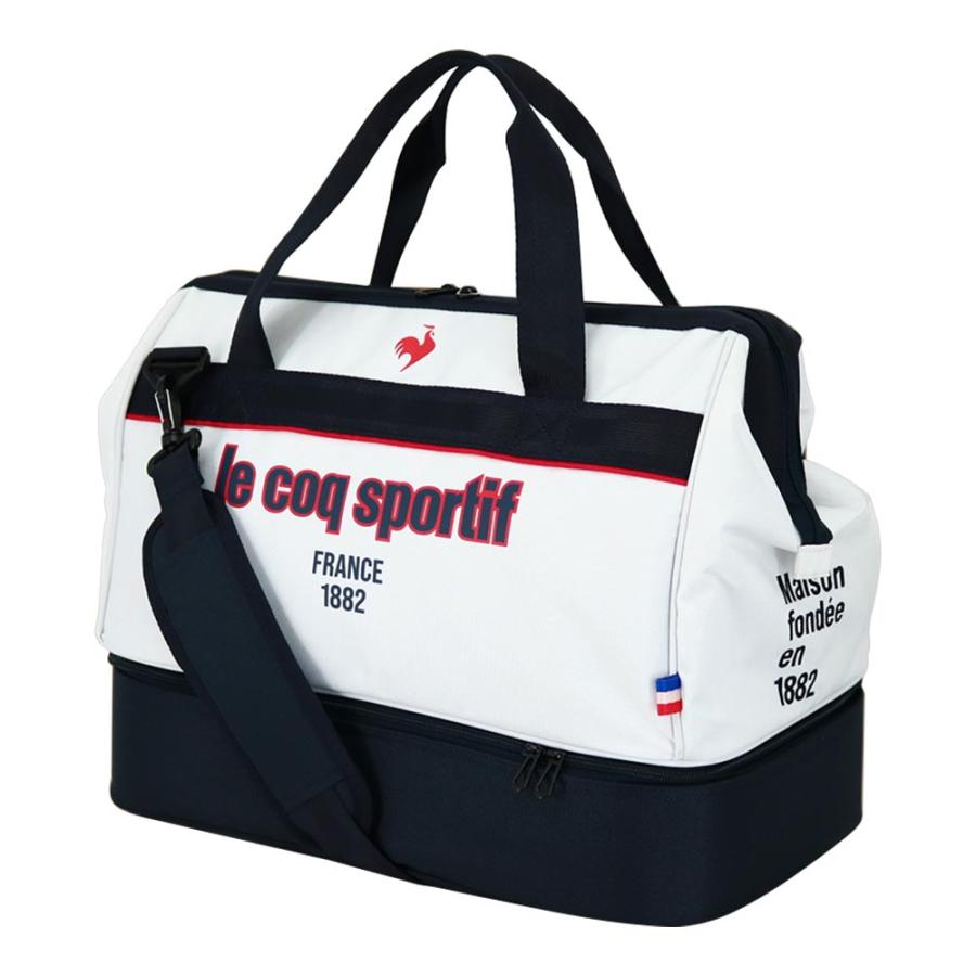 ルコック le coq sportif 二層式 大開口ボストンバッグ(シューズ収納