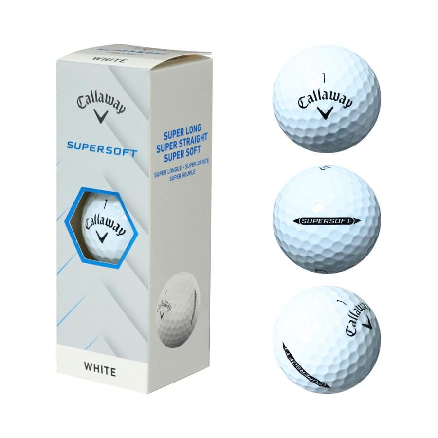 Callaway（キャロウェイ） SUPERSOFT ボール ホワイト 1スリーブ(3個入