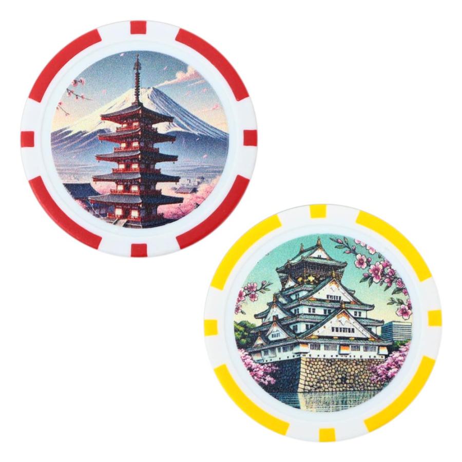 LITE（ライト） 日本の風景シリーズ ポーカーチップマーカー X-842