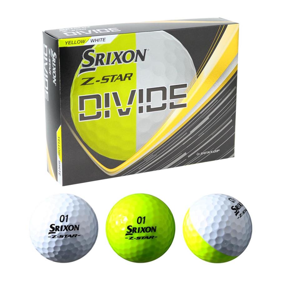 スリクソン SRIXON Z-STAR ディバイド DIVIDE ボール ホワイト