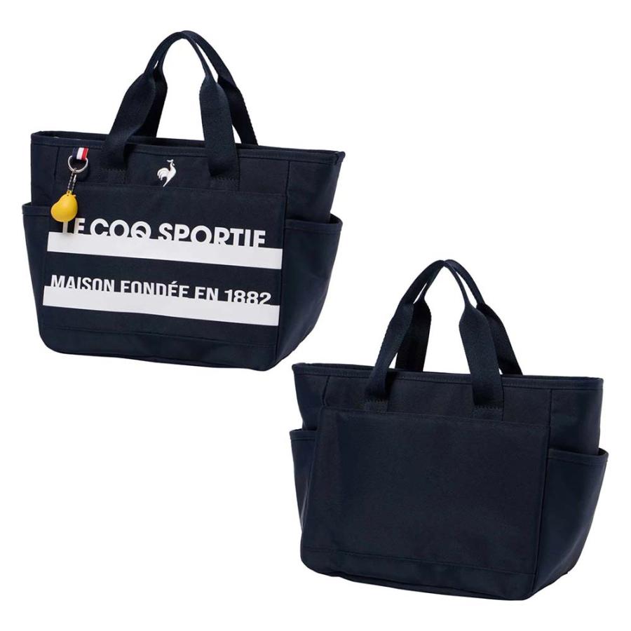   ゴルフ　トートバッグ ルコック le coq sportif ボーダーデザインチャーム付き レディース