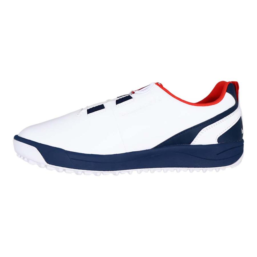 le coq sportif ゴルフシューズ ホワイト/ネイビー ルコック le coq sportif ブランテ スパイクレス ダイヤル LG6SCS01U