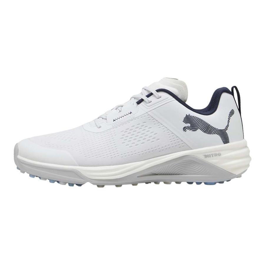 プーマ PUMA シャドウキャット ニトロ 2.0 スパイクレスシューズ 312774(01)ホワイト/ディープネイビー 2026_1