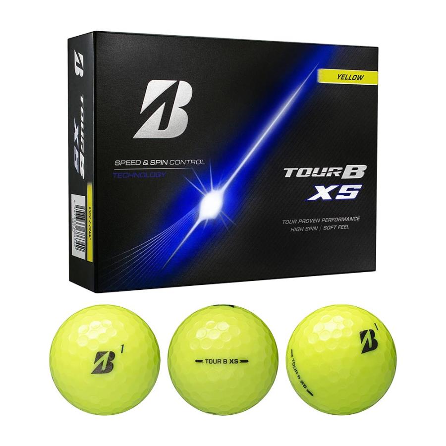 ブリヂストン BRIDGESTONE GOLF TOUR B XS ボール イエロー 1ダース