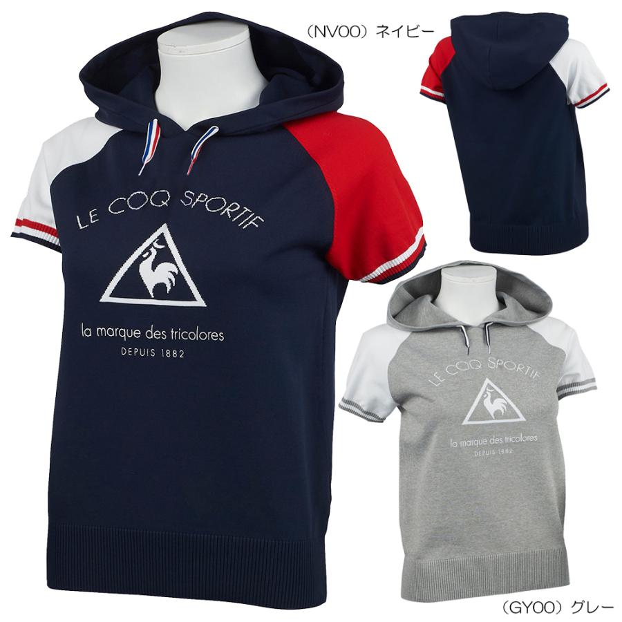 最安値 レディース 21春夏 ルコック フード付き半袖セーター Qgwqjl01 トレーナー セーター ベスト ワンピース ゴルフウェア ルコック 代引不可 Zoetalentsolutions Com