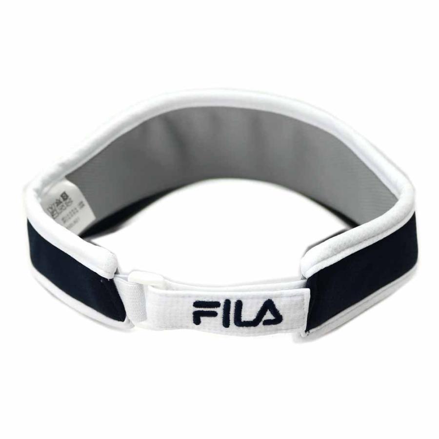 フィラ（FILA） シュシュ付き腰高サンバイザー 754-921 レディースゴルフバイザー 2024春夏｜nikigolf｜07