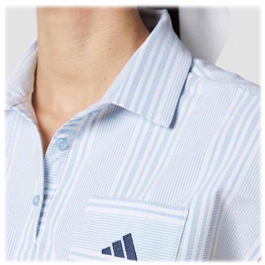 adidas（アディダス） シアサッカー フレンチスリーブ シャツ KTI81