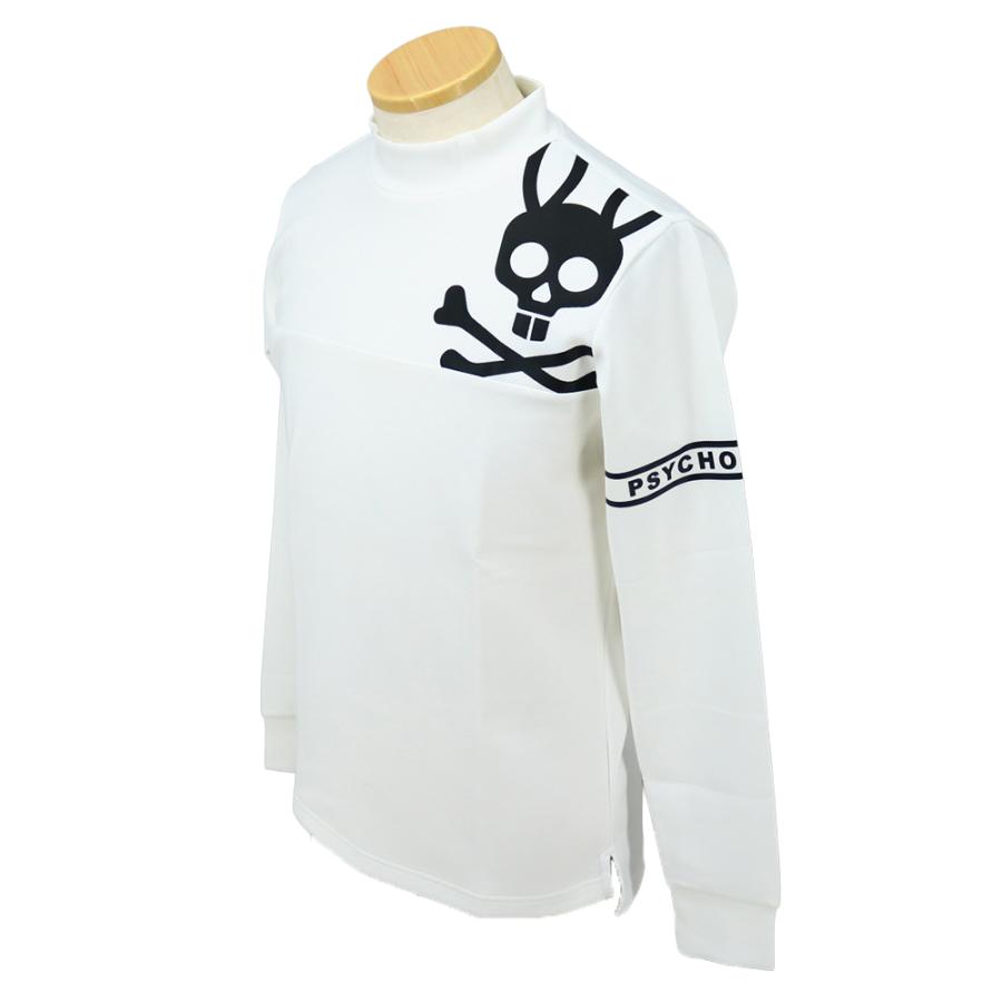 Psycho Bunny（サイコバニー） ラインスリーブロゴ モックネックT