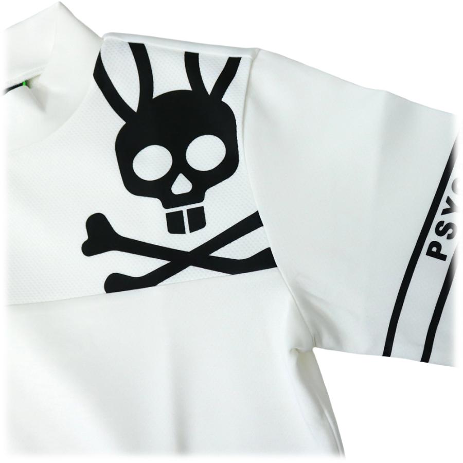 Psycho Bunny（サイコバニー） ラインスリーブロゴ モックネックT