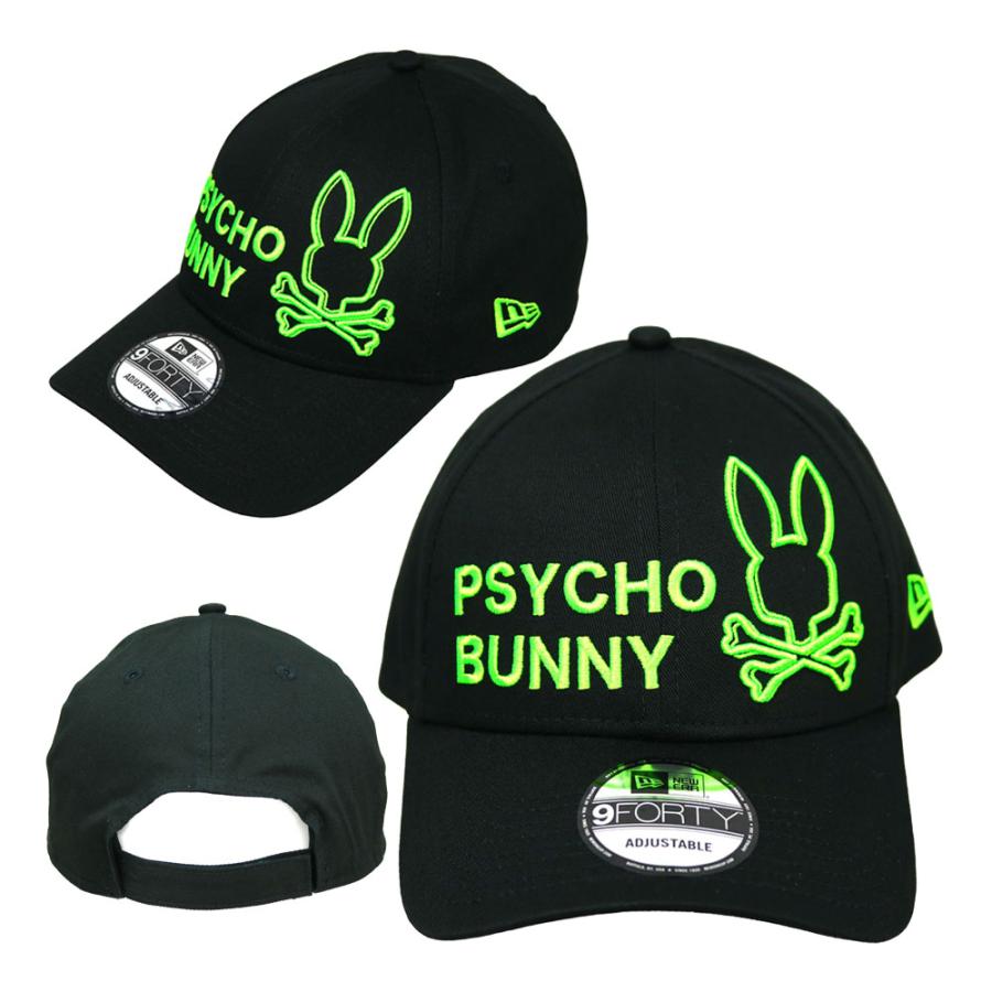 Psycho Bunny（サイコバニー） キャップ NEW ERAコラボ PBMG563F