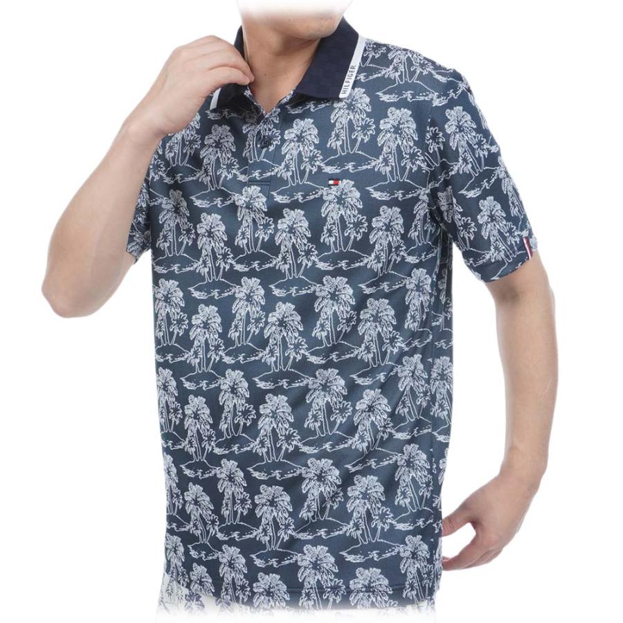 トミーヒルフィガー Tommy Hilfiger ヤシ ジャガード半袖ポロシャツ THMA628 メンズウェア 26春夏モデル_5