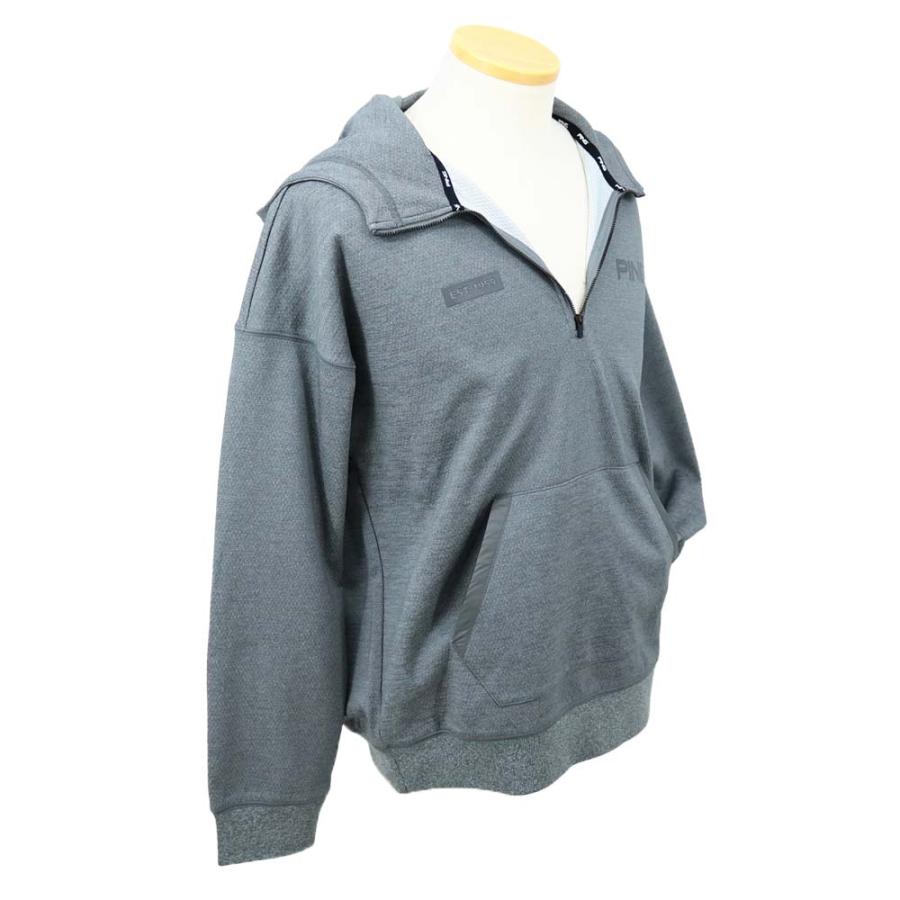 ピン PING 全方向ストレッチ接結裏メッシュハーフジップスウェットフーディ 621-6162203 メンズウェア 26春夏モデル_2