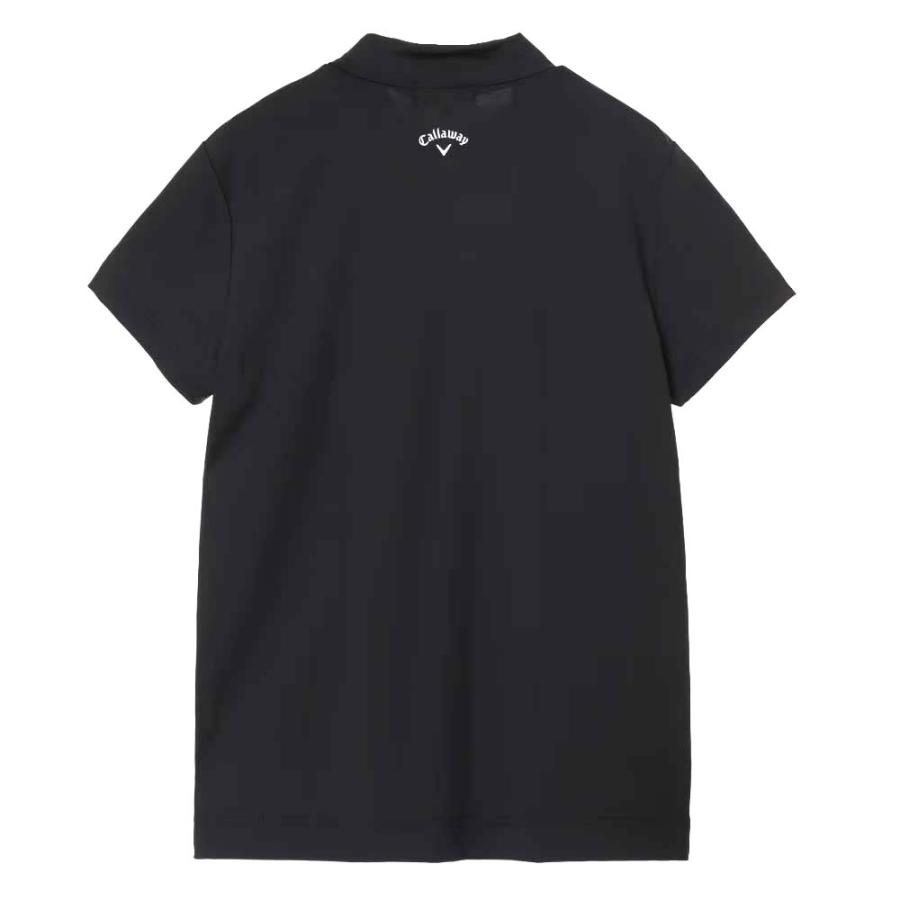 キャロウェイ Callaway 半袖モックネックシャツラインストーン付 C26134209 レディースウェア 26春夏モデルの画像