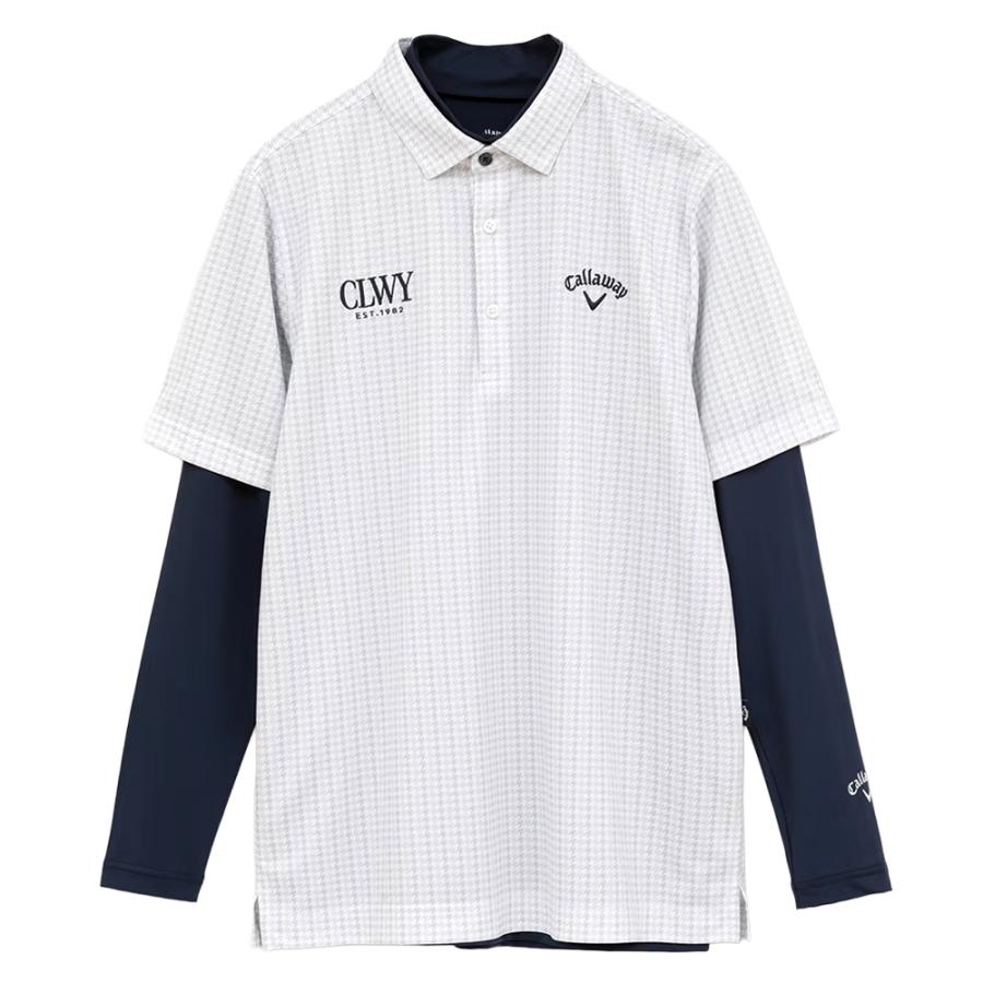キャロウェイ Callaway クールコア千鳥総柄半袖シャツインナーセット C26134114 メンズウェア 26春夏モデル_1