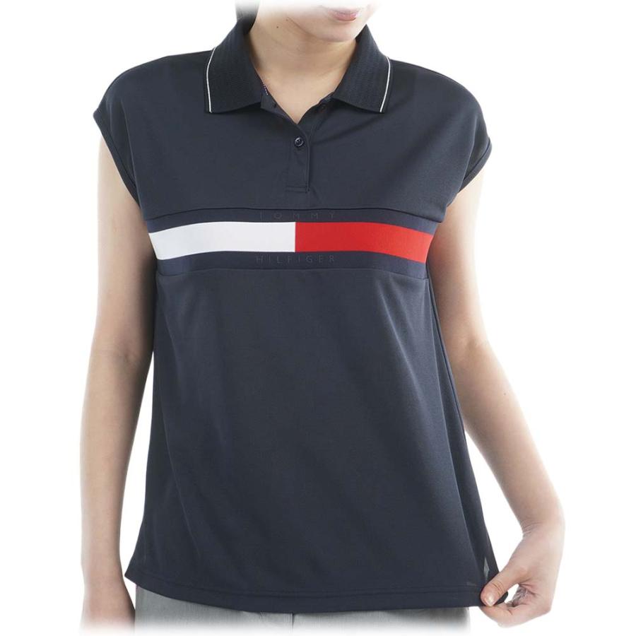 トミーヒルフィガー Tommy Hilfiger フラッグライン フレンチポロシャツ THLA611 レディースウェア 26春夏モデルの画像