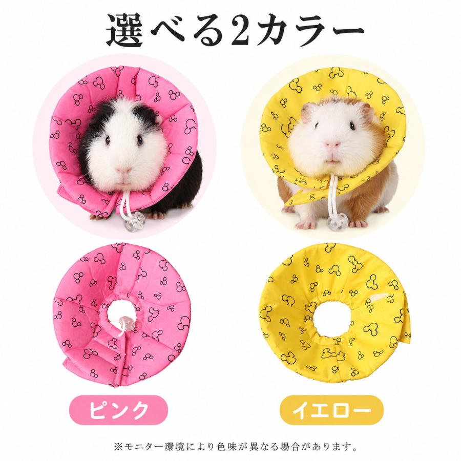 エリザベスカラー 小動物 ハリネズミ モルモット ハムスター 術後 舐め