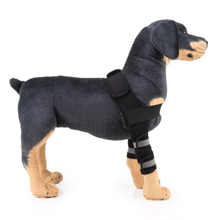 犬用 前足 関節サポーター 左右セット 前脚保護 S〜L : nikkashop