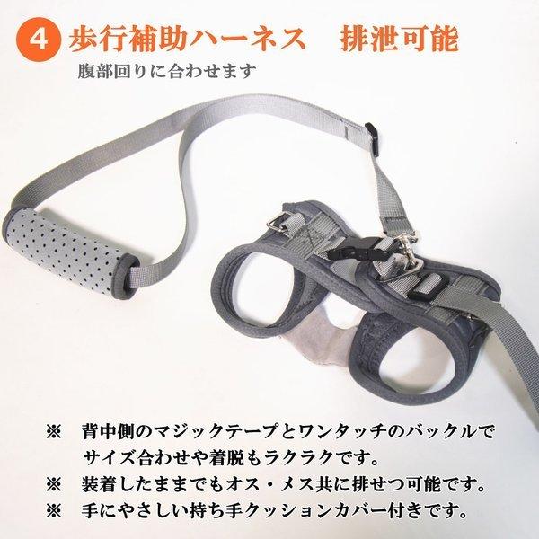 犬用 車椅子 後ろ足 2輪 XXXSサイズ 猫 超小型犬 ハーネスセット 犬用