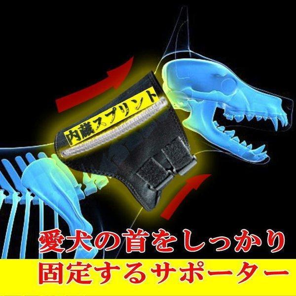 犬 サポーター 首 大型犬 中型犬 頸椎サポーター 内蔵スプリント固定 Lサイズ リハビリ 包帯 ペット用ケア用品 骨折治療 老犬介護 介護用品 シニア｜nikkashop｜03