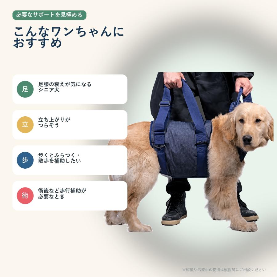 犬用 介護ハーネス 全身 歩行補助ハーネス 老犬 シニア犬 立ち上がり