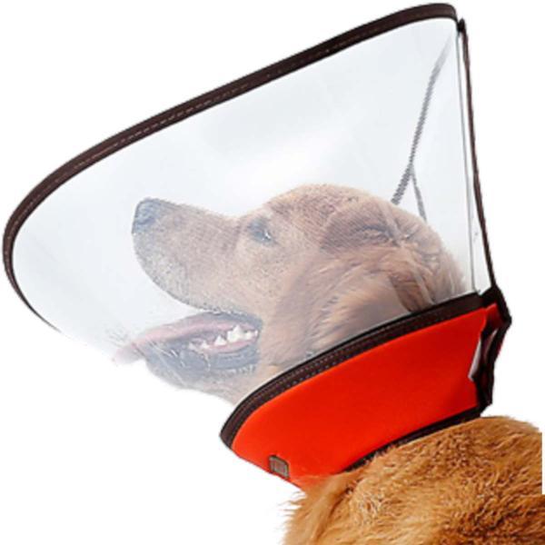 エリザベスカラー 大型犬 中型犬 ベル型 視界クリア 型崩れない ソフト