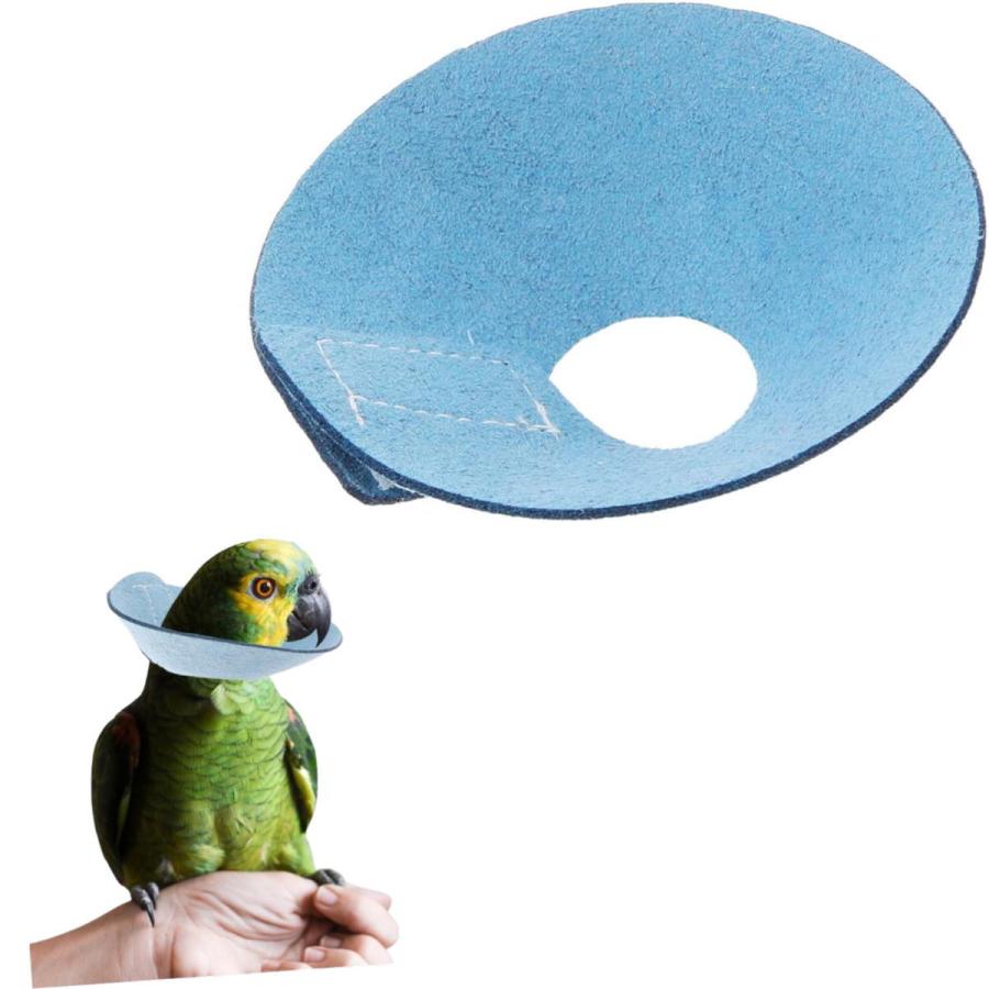 *＊ ハンドメイド　小鳥用　エリザベスカラー ＊* ふんわり柔らかタイプ 鳥用 エリザベスカラー ソフト 小鳥 インコ オウム ハト バードネック