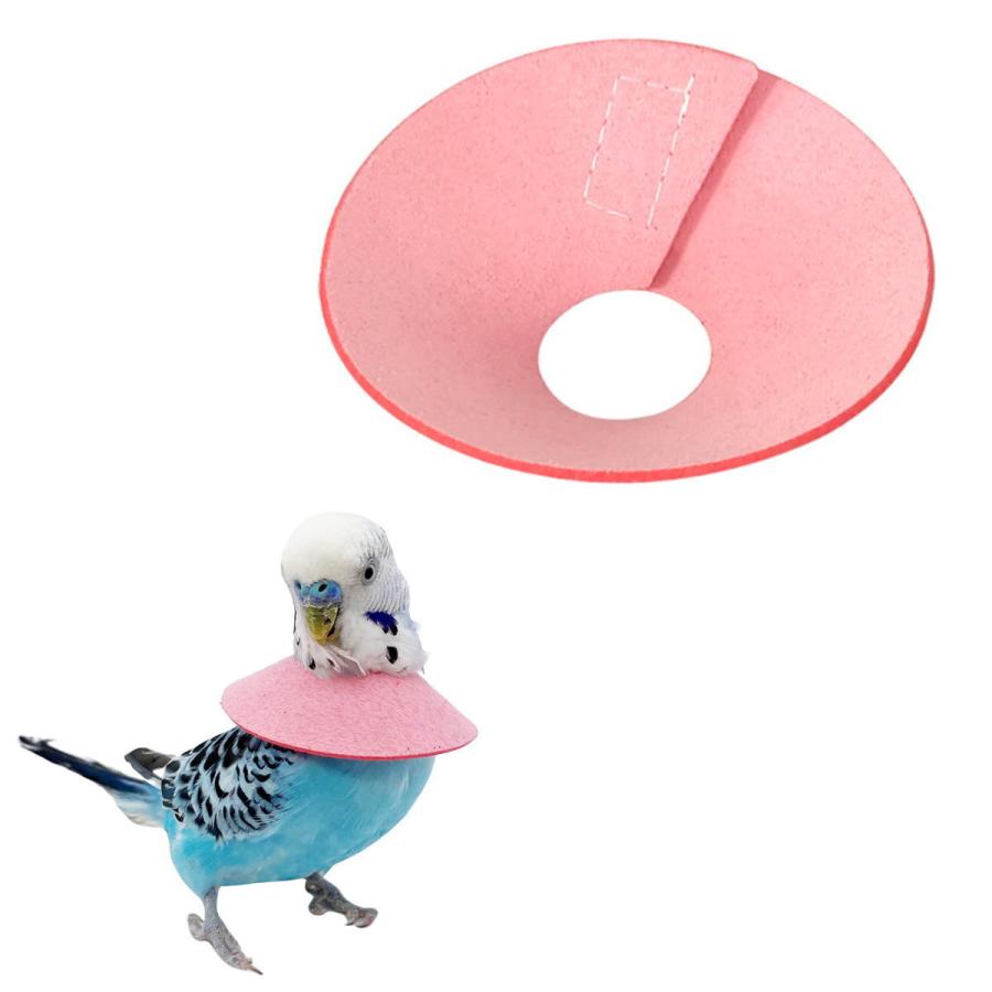 *＊ ハンドメイド　小鳥用　エリザベスカラー ＊* しっかりタイプ 鳥用 エリザベスカラー ソフト 小鳥 インコ オウム ハト バードネック