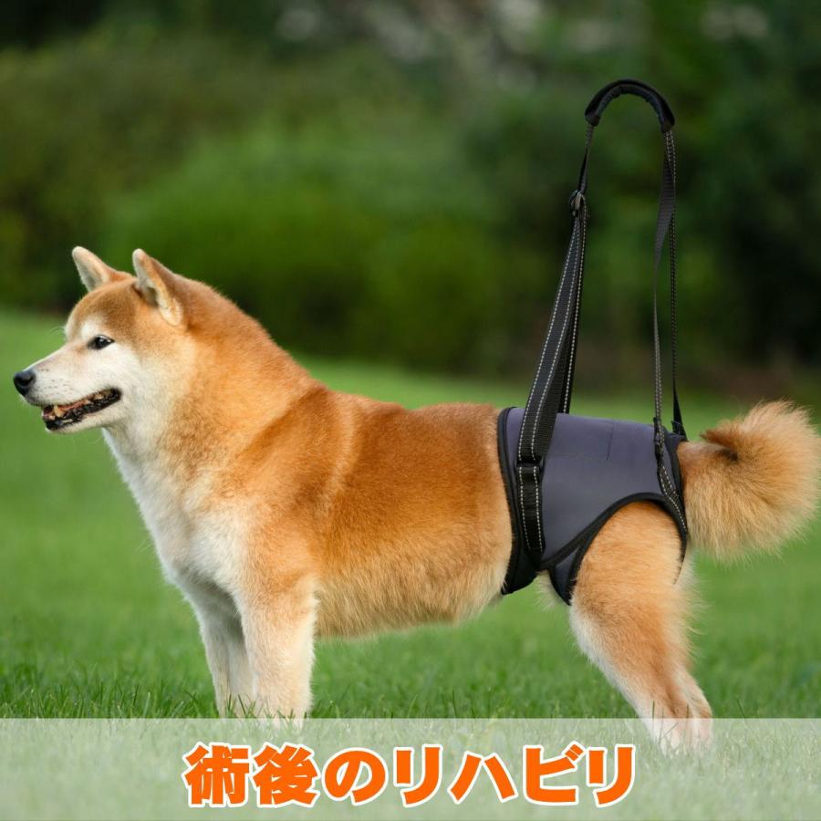 犬用 介護ハーネス 大型犬用 歩行補助 リハビリ 術後 ポンポリース 犬用介護ハーネス・エリザベスカラー・洗えるペットシーツなど犬猫用