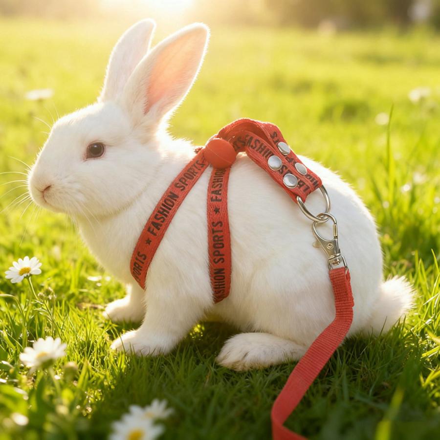 新商品 うさぎ ハーネスリードセット 小動物用 ソフト スモールペット