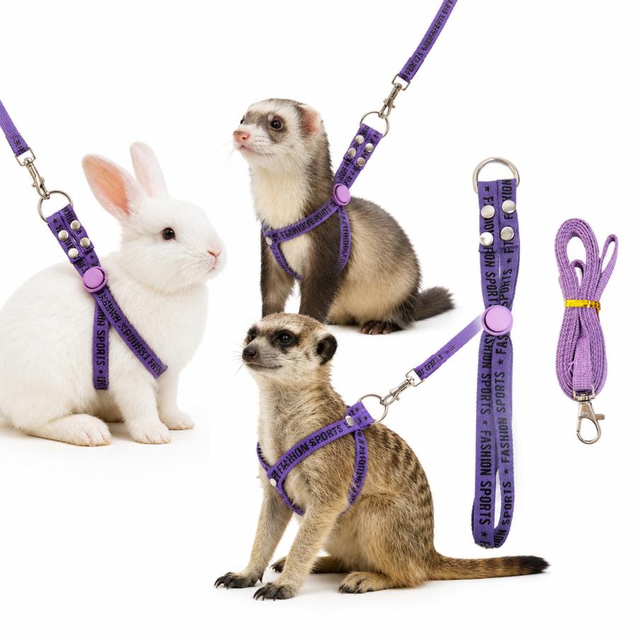 うさぎ ハーネス リード セット 小動物用 フェレット ミーアキャット