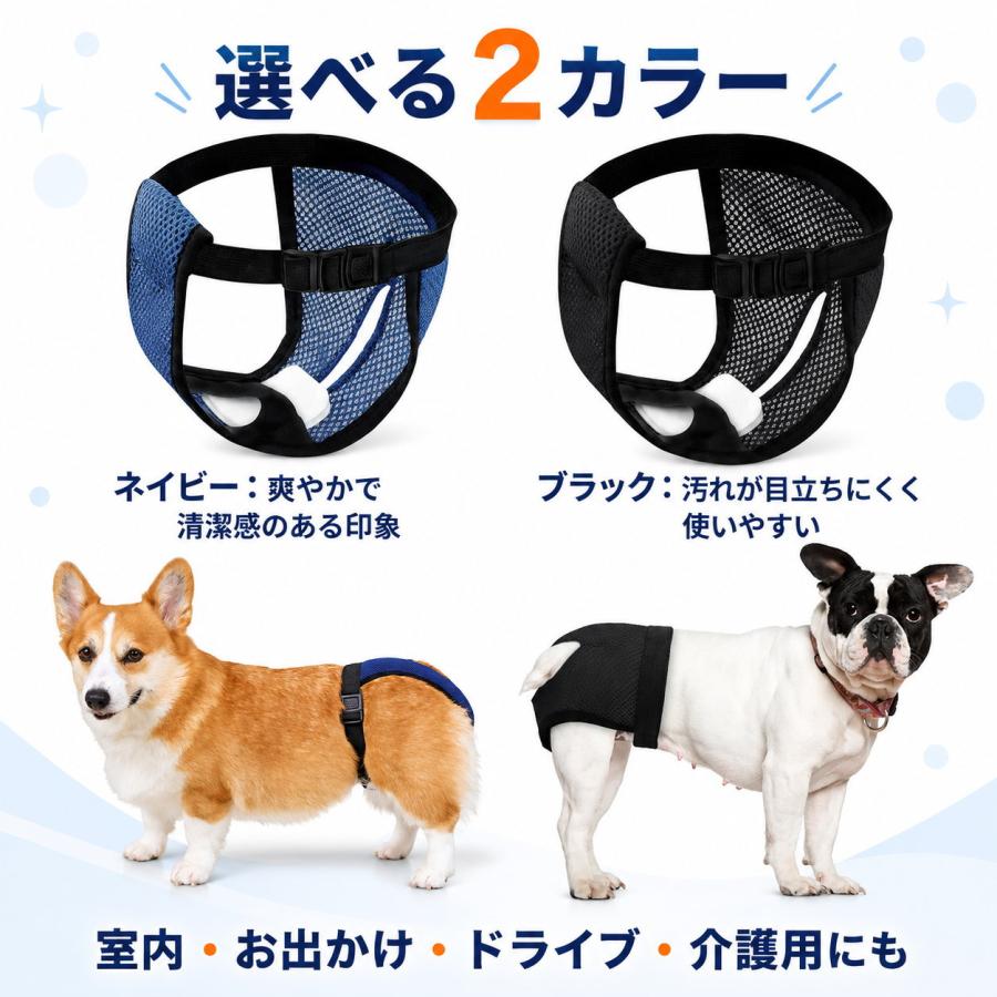 犬用品 犬用おむつ XSサイズ ネイビー