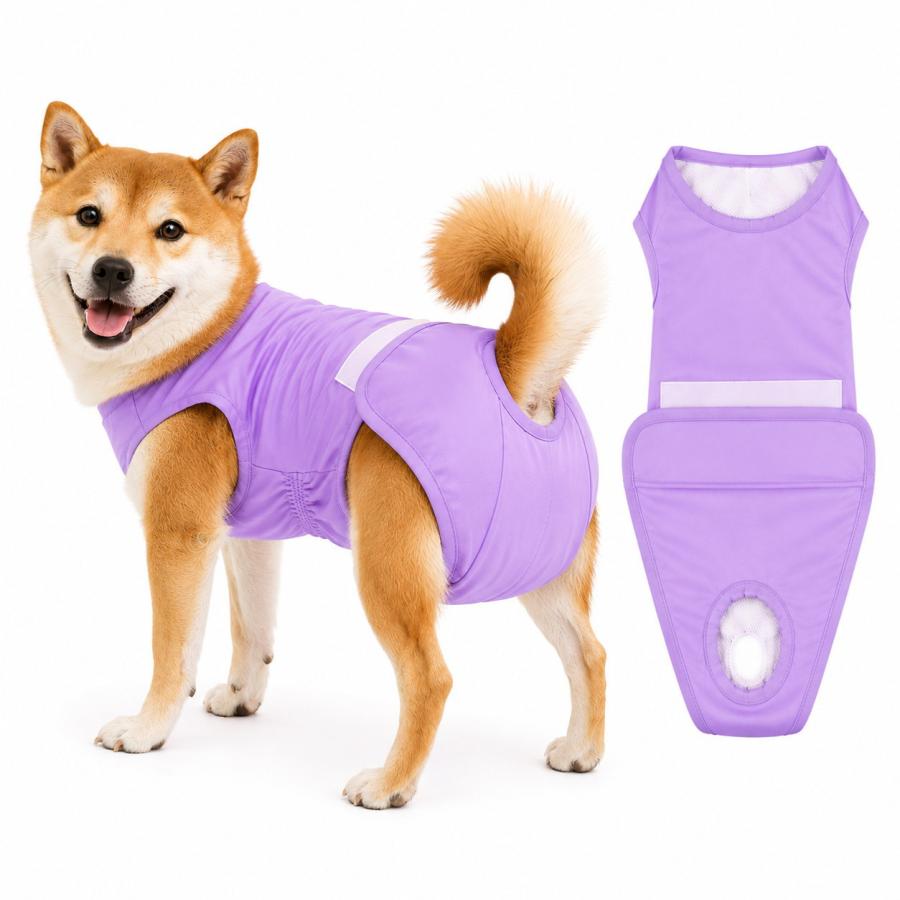 犬 術後服 介護服 Lサイズ マナーパンツ おむつカバー 傷舐め防止 尿