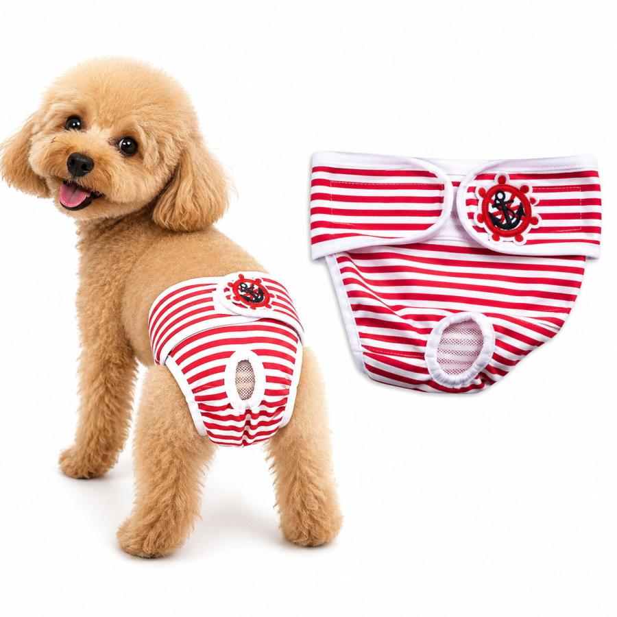 犬用マナーパンツ オムツカバー サニタリーパンツ 女の子 生理 発情期