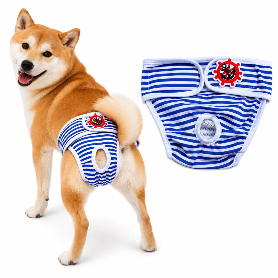 犬用マナーパンツ オムツカバー サニタリーパンツ 女の子 生理 発情期